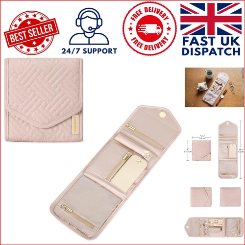 Compact jewelry roll with - jewelry,