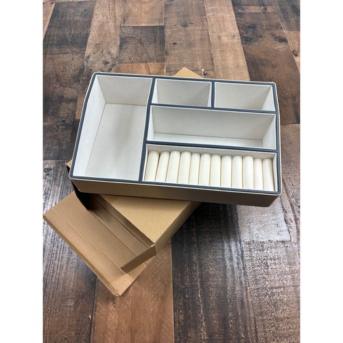 Faux leather jewelry organizer - leather,