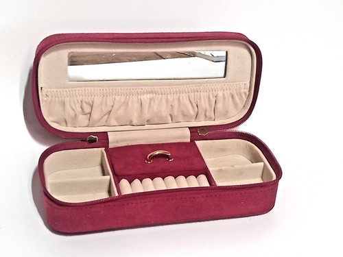 Pink velvet travel - pink,