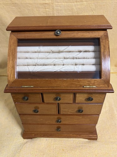 Vintage wooden roll top - roll-top, or