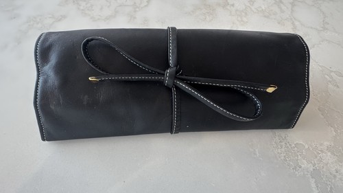 Black leather jewellery - black, roll