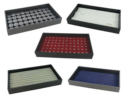 Deep jewellery display tray - jewellery,