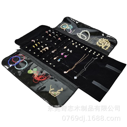Portable jewelry storage - portable, roll