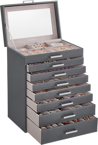 Large drawer jewellery - 7-drawer,