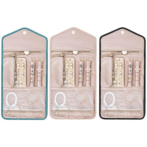 Roll foldable jewelry case - roll,