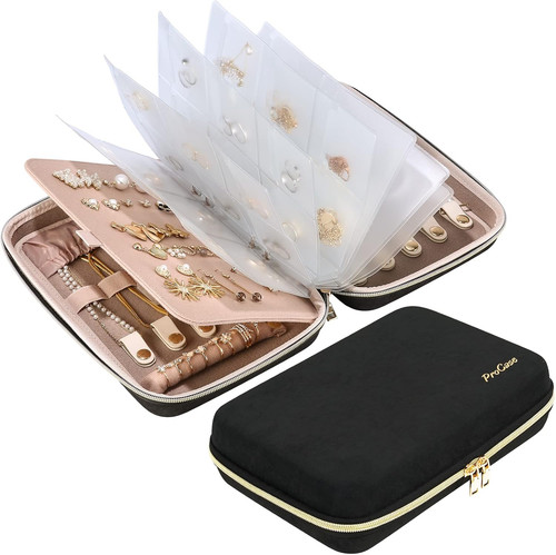 Procase large travel jewelry - procase,