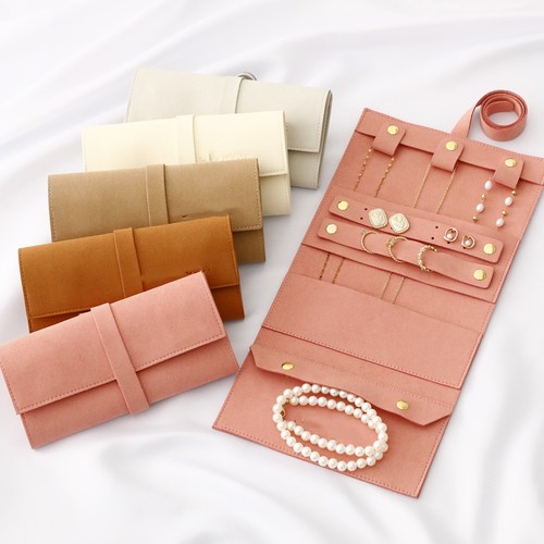 Portable jewelry case roll - jewelry, bag