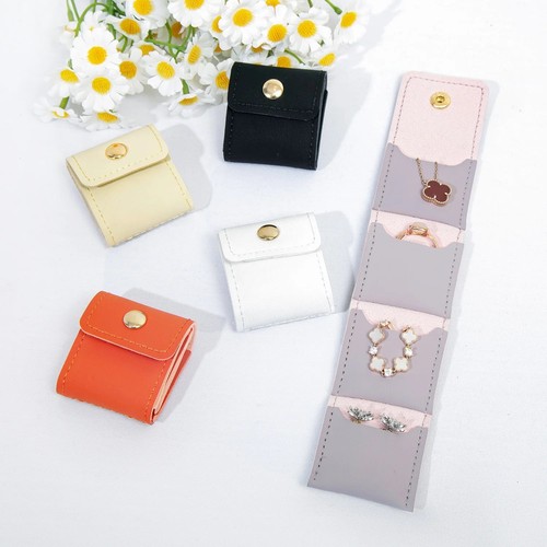 Mini leather travel jewelry - mini,